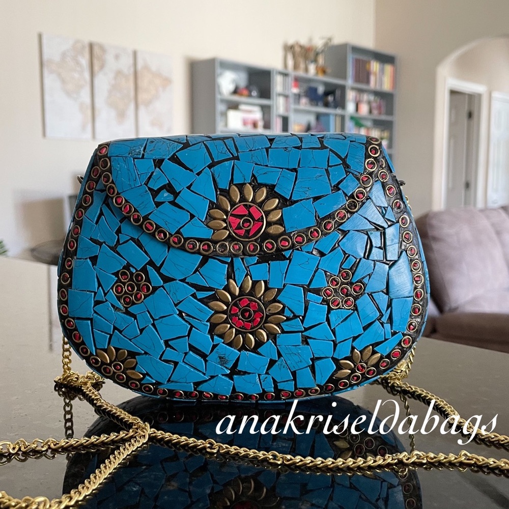 Mosaic Metal Purse